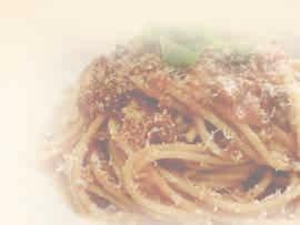 PASTA TĚSTOVINY PASTA 48. SPAGHETTI ALLA BOLOGNESE.