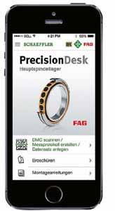 řadu let. Strategii firmy nyní doplňuje označování produktů kódem DataMatrix. Tento kód si lze jednoduše a rychle zkontrolovat pomocí nové bezplatné aplikace PrecisionDesk.