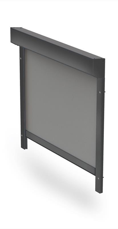 ZÁMEČNICKÉ VÝROBKY O. SCHEMA ROZMĚR, OIS CEKEM Z27 NĚ ZATEMŇUJÍCÍ SCREENOVÁ ROETA NA OKNA UMÍSTĚNA V INTERIÉRU NA OSTĚNÍ OKEN. Š.