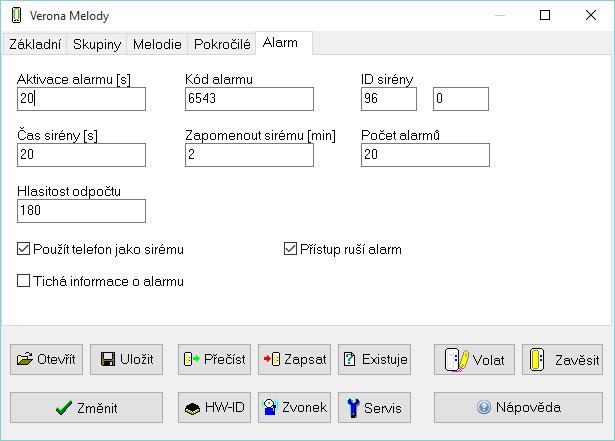 2.2 Nastavení volání z mobilního telefonu na domácí telefon Jedná se o popis nastavení systému pro možnost volat z mobilního telefonu na domácí telefon Verona Melody.