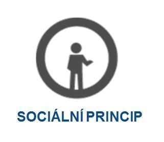 PRINCIPY SOCIÁLNÍHO PODNIKU společensky prospěšný cíl zaměstnávání a sociální začleňování osob ze znevýhodněných skupin o více než 30% zaměstnanců z