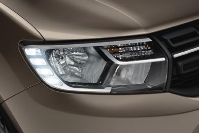 Modernější a dynamičtější karosérie Nový design nové Dacia Logan ještě více podtrhuje