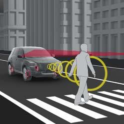 Po opětovném rozjetí vozidla před vámi se vaše auto také dá do pohybu a rozjede na požadovanou rychlost, se současným udržováním bezpečné vzdálenosti.