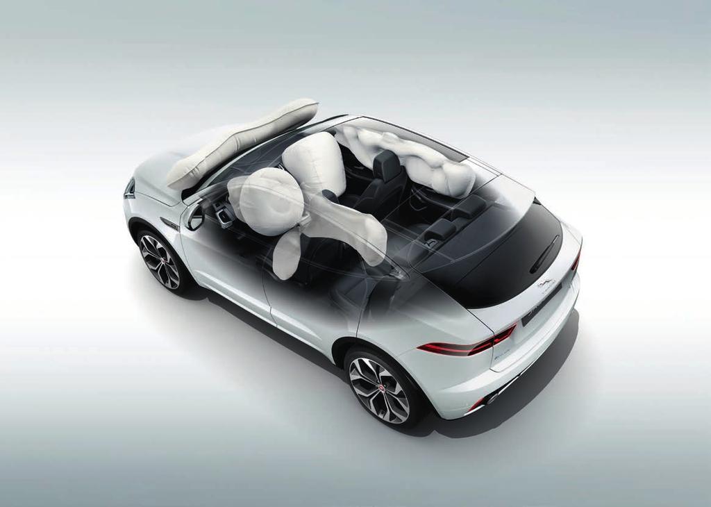 ÚCHYTY ISOFIX A AIRBAGY Pro zvýšení bezpečnosti jsou již ve standardní výbavě obě krajní zadní sedadla opatřena dvěma kotevními body ISOFIX pro dětské sedačky a vozidlo disponuje šesti airbagy,