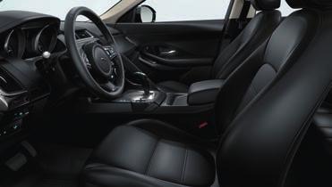 Ebony a čalouněním stropu v odstínu Light Oyster. KOMBINACE BAREV PRO INTERIÉR VERZE E-PACE B.