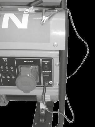Podle normy ISO 8528-8 není uzemnění elektrocentrály pro hodnoty max.
