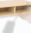 Lavičky k Věšákovým šatnám Konstrukce laviček je vyrobená z dřevotřísky v u JAVOR.