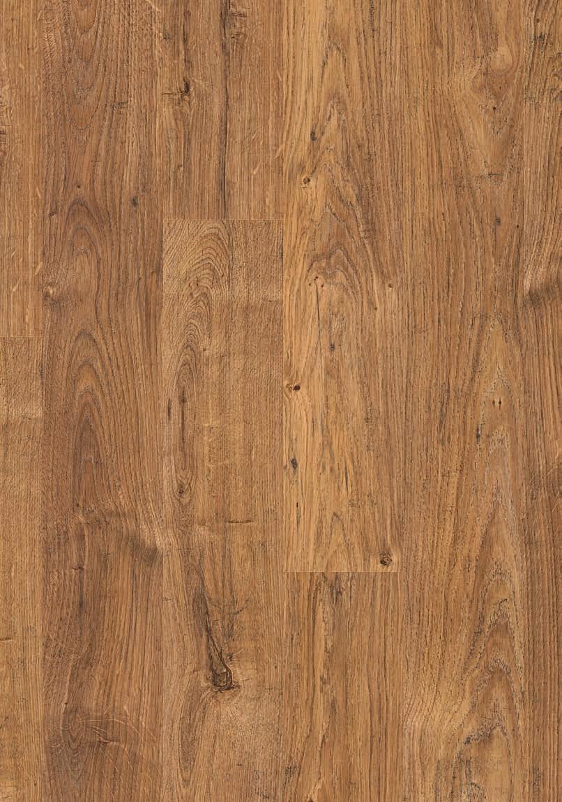 rustic SKuTečNě AuTeNTIcKá PrKNA S VeNKOVSKýM VZhleDeM A DOJMeM Prkna venkovské řady Quick Step rustic mají ideální délku a šířku, díky čemuž se malé místnosti zdají větší.