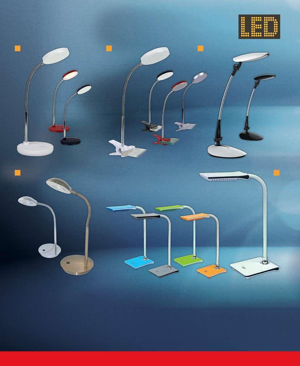 Stolní lampy 1 2 3 4 Poz. 1 6, 8 11: Tato svítidla jsou vhodná pro zdroje energetické třídy A+. Zdroje ve svítidlech nelze měnit. 5 1.