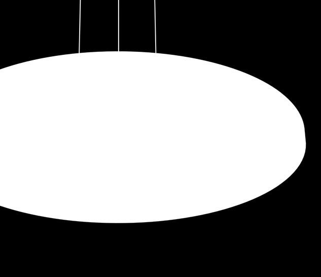 Celoplastová LED svítidla s nízkým profilem pro závěsnou montáž Tělo svítidla z vysoce lesklého bílého tvářeného plastu