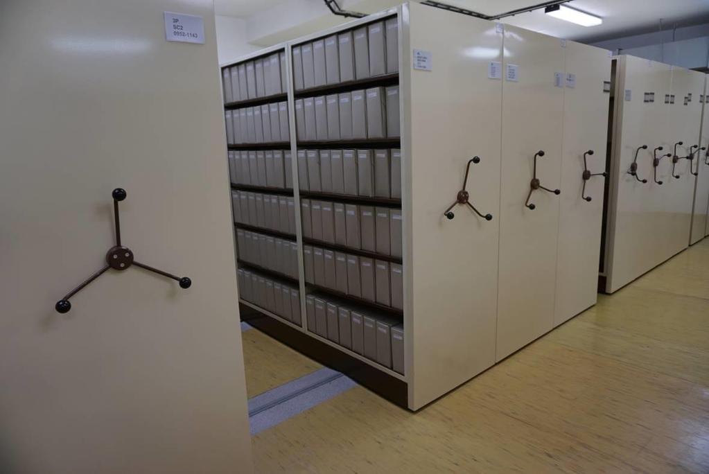 V září 2016 byla v novém depozitáři spisového archivu instalována druhá řada posuvných regálů, čímž se úložná kapacita zvýšila o dalších 772 běžných metrů.