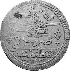 Kurus AH 1106/Mim Dal (19,28 g), minc. Konstantinopol. KM-120. dr. nedor., n. vada mat. -1/-1 500 929. Velká Británie. Jiří III. (1760-1820). 1 penny 1797. KM-618. n. hry 1/1 500 930.