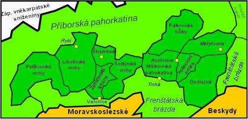 pahorkatina Frenštátská brázda