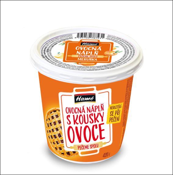 Produktové novinky 2017 Ovocné náplně a nová povidla Ovocné