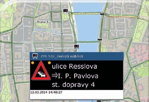 Prahy a činnost dispečerů byla rozšířena o zadávání a kontrolu dopravních informací do redakčního systému DIC Praha, obsluhu systému zařízení pro provozní informace (ZPI proměnné informační tabule),