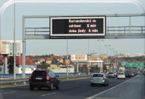 Pracovníci dopravního informačního centra (DIC) tak mohou prostřednictvím redakčního systému, který shromažďuje aktuální dopravní informace z různých subsystémů, informovat řidiče o mimořádných