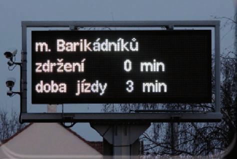 Umístění ZPI je navrženo s ohledem na důležité rozhodovací body tak, aby řidiči mohli včas přehodnotit volbu své trasy.
