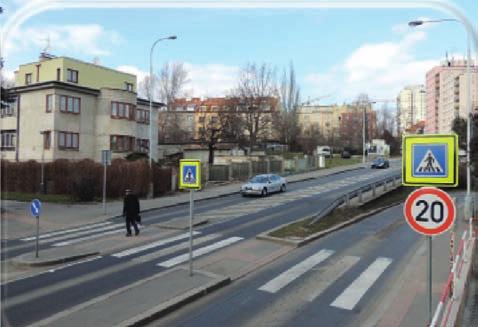 a na další nestavební dopravně bezpečnostní zařízení, zejména u škol a přechodů.