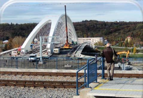 Zahájena byla optimalizace železniční tratě Praha-Bubeneč Praha-Holešovice.