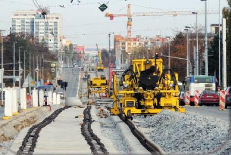 Rekonstrukce tramvajové tratě v Evropské ulici Zrekonstruovaná trať v