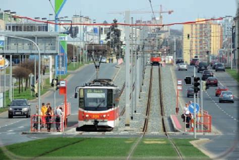 oblasti Hládkova byla na konci dubna uvedena do provozu obnovená trať v
