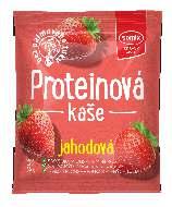 S vysokým obsahem bílkovin S nízkým obsahem nasycených tuků ez palmového tuku Ovesná kaše 80 %, Složení: OVESNÉ VLOČKY 71 %, rostlinná vláknina, olivový olej, přírodní aroma, mořská sůl.