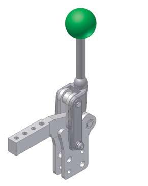 6 633 Svislé upínky těžké přesné provedení Heavy-duty vertical clamps Svislé upínky, těžké přesné speciální provedení Jde o upínky s vysokou upínací silou a dlouhou životností.
