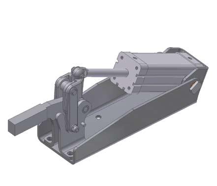 7 Pneumatické upínky Pneumatic clamps Vedle rozsáhlého programu ručně ovládaných upínek nabízí firma Zamet také modely ovládané pomocí pneumatických válců, takzvané pneumatické upínky.