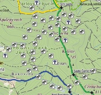 3.1.1 Power trail Série, které bývají umístěny v minimálních možných vzdálenostech, a jejichž smyslem je umožnit co nejvíce nálezů v co nejkratší době, se označují jako Power trail.