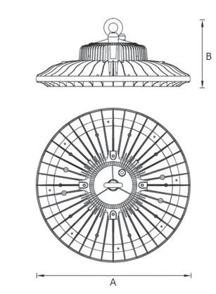 220 ~ 240V 240V~ IP65 CRI >80 DALI Charakteristiky Plášť: povlak litý hliník, antikorozní Barva pláště: šedá, černá Typ LED chipu: SMD Možnost stmívání: ano* Ovládání: DALI* Svítivost: od 110 Lm/W