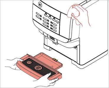 Vnější čištění Doporučujeme čistit nápojový automat zvnějšku každý den.