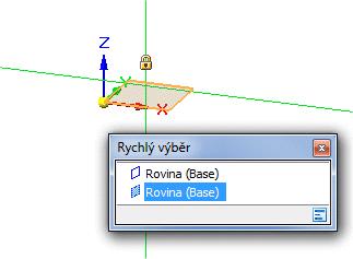 Začínáme se Solid Edge Embedded Client Vytvořte základní objemový prvek ve 3D nakreslením skici pro základní prvek. Vyberte kartu Domů fi skupinu Kreslit fi Obdélník třemi body.