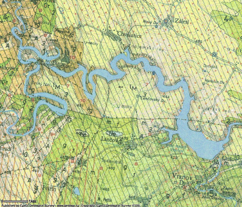účelové vyhledávací sítě zdrojů podzemních vod Hydrometeorologického ústavu potvrdilo, ţe se na území vydatnější pramenní přelivy prakticky nevyskytují.