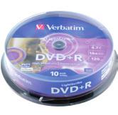 /80m/700MB Média DVD-R(10-Pack)