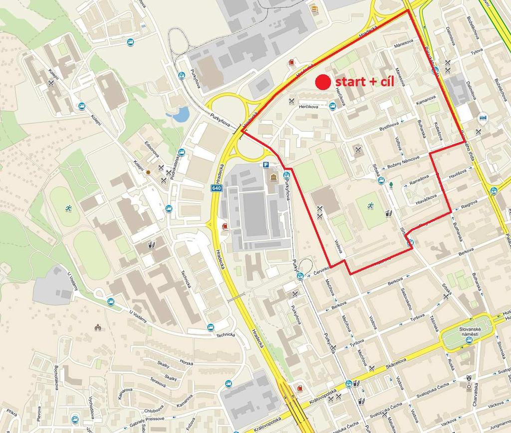 Trénink 25. června 2017 dopoledne i odpoledne Centrum: Mapa: Délka tréninku: Občerstvení v cíli: hřiště u ZŠ Herčíkova v Králově Poli, 49 13'52.7"N 16 35'03.