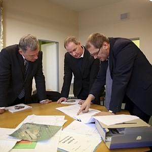 Návštěva vedení Zlínského kraje prohlídka školy, investice za 36 mil.