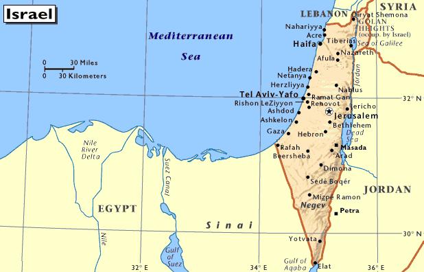 5. IZRAEL ZÁKLADNÍ INFORMACE Stát Izrael má rozlohu 21 501 km 2 (Lexikon zemí světa. 2005; s. 77), na této ploše žije 6,68 milionu obyvatel (Školní atlas světa. 2006; s. 142).