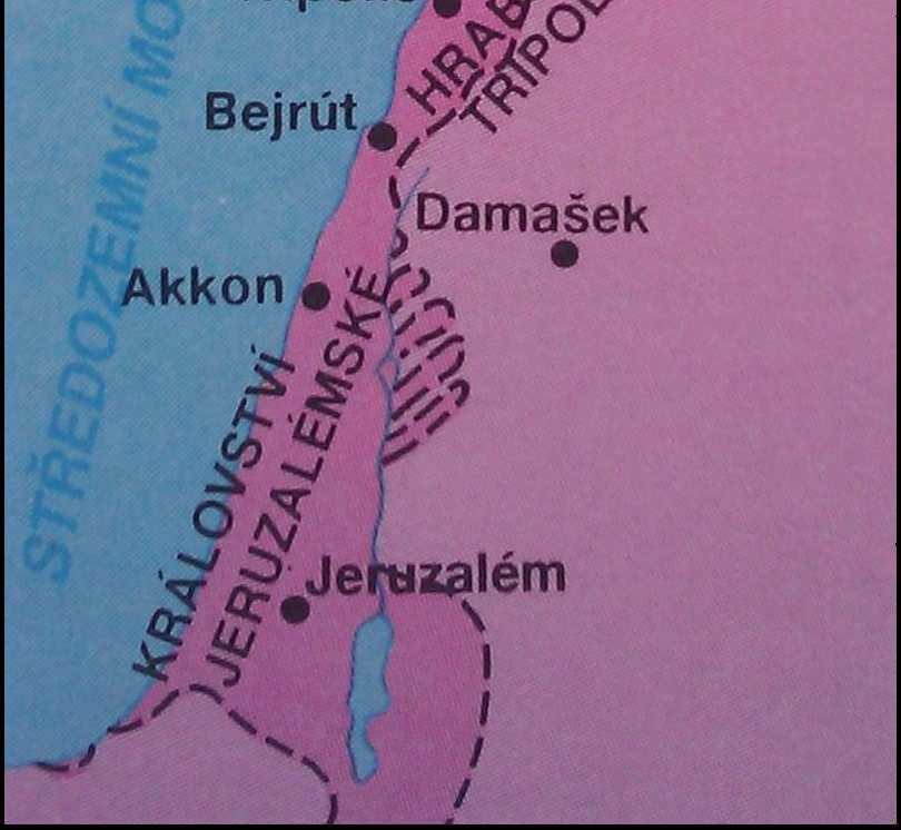 Vytvořili zde křesťanské Jeruzalémské království, jemuž byly podřízeny další tři státy hrabství Edessa, knížectví Antiochea a hrabství Tripolis.