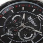 Pánské chronografické hodinky stříbrné Hodinky poháněné japonským chronografickým