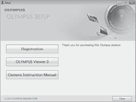 Instalace počítačového softwaru a registrace uživatele Windows 1 Vložte dodaný disk CD do jednotky CD-ROM. Windows XP Zobrazí se dialogové okno Setup.
