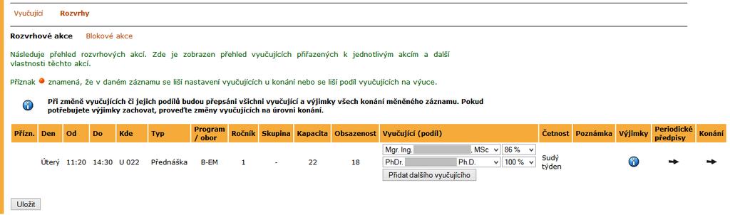 2 ZÁZNAMNÍK UČITELE Přizn.