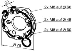 Mechanické příslušenství - markýzy Popis zboží Balení Objednací Držák pohonu -