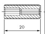 59,82 24 6 5mm čtyřhran, vyosení hřídele 0,8 mm 1 2310274 74,78 24 6 Adaptér pro hřídel, kloubový 5mm šestihran 1 2310134 41,13 24 6 5mm