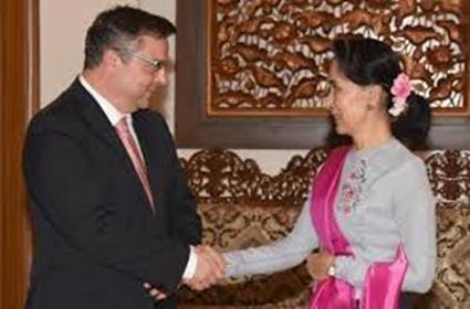 Yangonu 2015 návštěva