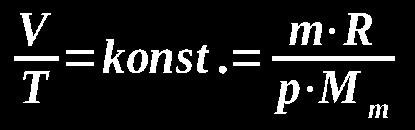 2. Izobarický děj = (Gay-Lussacův zákon) jde o děj s ideálním plynem stálé hmotnosti, při němž se nemění tlak plynu tuto skutečnost lze tedy zapsat dvěma způsoby: p = konst.