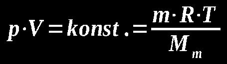 3. Izotermický děj (Boylův - Mariottův zákon) jde o děj s ideálním plynem stálé hmotnosti, u kterého se nemění teplota: tedy T = konst.