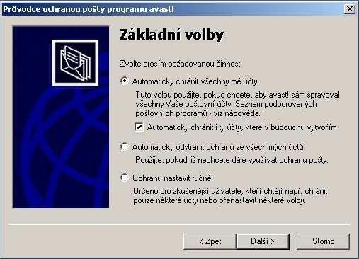 ..) 6) Zde zadáváme smtp server, přes který poštovní klient odesílá emailové