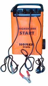 Ampérmetr Ammeter Pojistka 110A Fuse breaker 110A Vstup kabelu nabíjení() Cable entry () Pozice startovánípřepínač Switch for selection charging Pozice