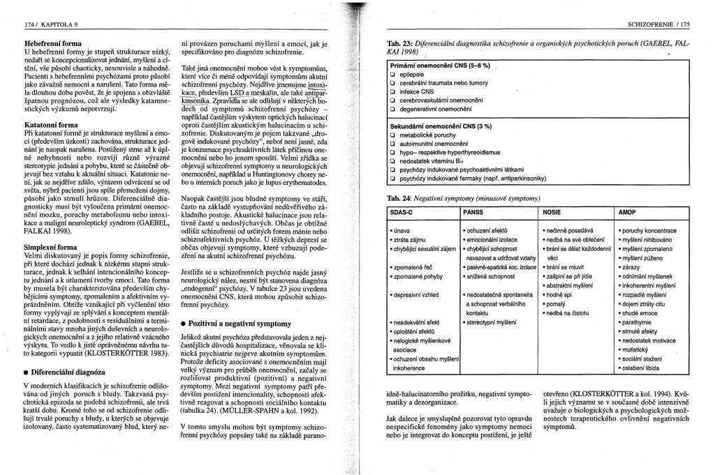 174/ KAPITOLA 9 SCHIZOFRENIE / 175 Hebefrenní forma U hebefrenní formy je stupeň strukturace nízký, nedaří se koncepcionalizovat jednání, myšlení a cítění, vše působí chaoticky, nesouvisle a náhodně.