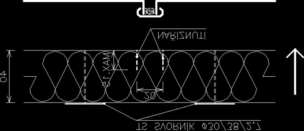 hmoždinku obvykle bývá 500 N. Ukotvení hmoždinky musí být minimálně 60 mm.